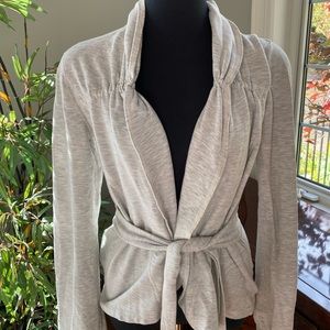 Lululemon Grey Belted Jacket